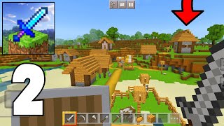 Mastercraft 5  Survival Gameplay Part 2  EXPLORING VILLAGE AND TRADING [upl. by Esoryram]