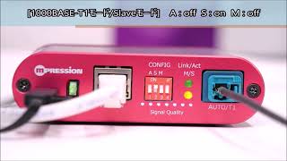 車載Ethernet 1000BASET1 Media Converterデモ動画 [upl. by Eirak]