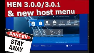 PS4 News  HEN 300  301 unofficial in new 672 host menu is pretty bad French SGK [upl. by Okier240]