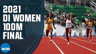 Womens 100m  2021 NCAA track and field championship [upl. by Neirb231]