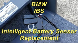 BMW IBS Intelligent Battery Sensor Replacement [upl. by Ardnazil169]