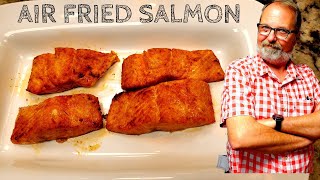 Air Fried Salmon Fillets  Ninja Foodi  Instant Pot Vortex [upl. by Ettenahc]