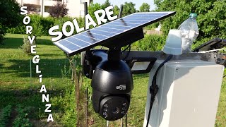 Recensione telecamera solare PTZ a batteria WiFi sorveglianza da esterno Amazon Enster [upl. by Ydac903]