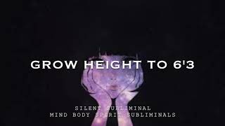 Instant Growth Spurt Height 63quot  Subliminal Silent [upl. by Jeminah]