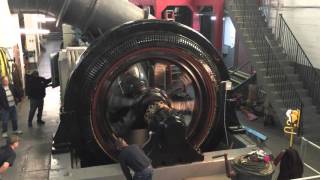 Initial Start Up Testing of 1915 Vintage 750 HP Wound Rotor Motor after Rewinding the Rotor amp Stator [upl. by Dumm296]