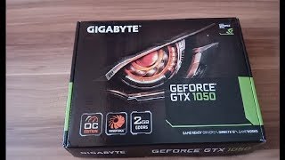 GTX 1050 OC Unbox and Install GIGABYTE 2Gb [upl. by Creighton]