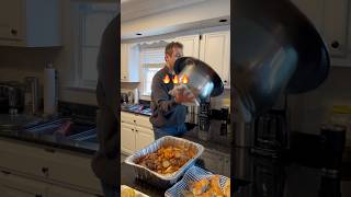 Flipping that pot food sunday dinner fyp funny [upl. by Nerrot]