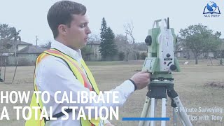 How to Calibrate a Total Station  3 Minute Surveying Tips with Tony [upl. by Netnilc]