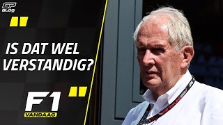 Marko aangepakt door kritiek op Perez F1 terug naar Ziggo  F1 VANDAAG [upl. by Peh]