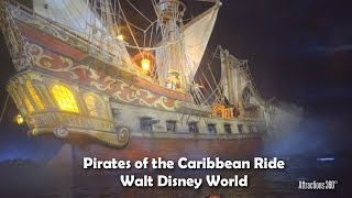 4K Pirates of the Caribbean Ride  Walt Disney World  Magic Kingdom [upl. by Holms]