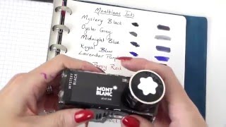 Montblanc inks overview [upl. by Yve554]