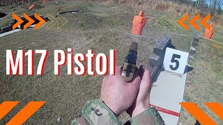 Army M17 Pistol Qualification Course [upl. by Blondy957]