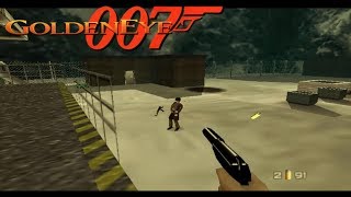 007 GoldenEye N64  Part 3  Runway 00 Agent [upl. by Kerwon]