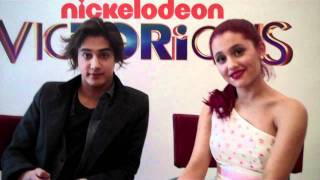 Ariana Grande amp Avan Jogia from VicTORious take the America test [upl. by Asa804]