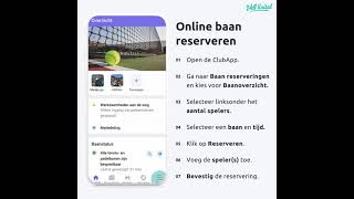 Online baan reserveren via ClubApp van AllUnited [upl. by Luci]