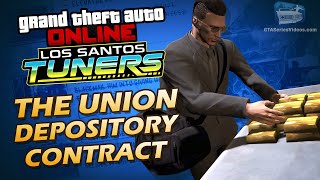 GTA Online Heist  The Union Depository Contract Solo [upl. by Cadel]