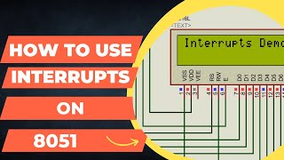 How to use external interrupts with 8051 C Program 8051 embeddedsystem interrupts [upl. by Feucht]