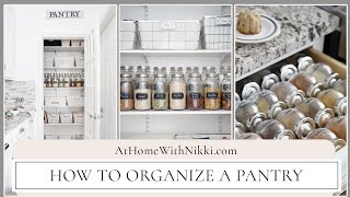 TIPS  Organizing a Pantry [upl. by Kitti168]