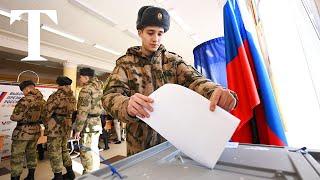 LIVE Russia votes on 3day presidential election [upl. by Ladnar894]