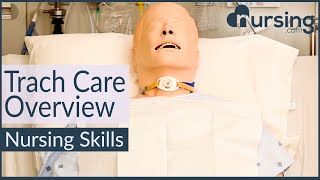 Tracheostomy Trach Care Overview Nursing Skills [upl. by Quenna14]