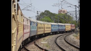 Mumbai To Chennai  Full Journey  12163 Dadar  Chennai Express  Indian Railways [upl. by Lledniuq4]