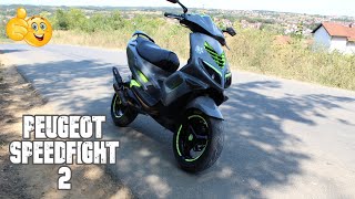 Peugeot SpeedFight 2 TUNING  Test i Review motora [upl. by Aicatsanna]