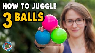 Learn to JUGGLE 3 BALLS  Beginner Tutorial [upl. by Amat895]