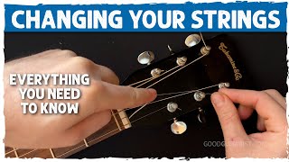 How To Change Acoustic Guitar Strings  Complete Guide [upl. by Patterman]