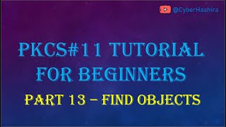 PKCS11 Tutorial for Beginners  Video13  Finding Objects in a token [upl. by Sajovich]