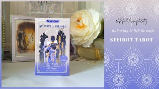 Sefirot The Spheres of Heaven Tarot  Unboxing amp FlipThrough [upl. by Aicnatsnoc]