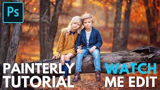 Painterly® Portrait Collection Photoshop Actions Edit Tutorial [upl. by Devitt139]