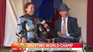 THE WORLD CHAMPION FEMALE JOUSTER [upl. by Anecuza522]