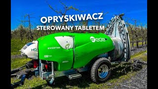 Opryskiwacz sadowniczy sterowany tabletem [upl. by Nomor379]