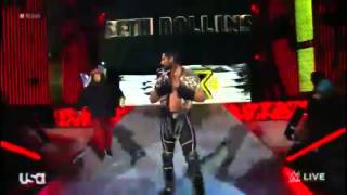 Wwe Fan Interrupts Seth Rollins Entrance [upl. by Sivlek806]