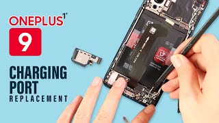 Oneplus 9 Charging Port Replacement [upl. by Atikin]