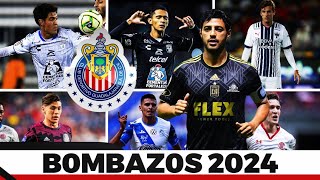 LISTA DE REFUERZOS EN LAS CHIVAS POR FIN ANUNCIAN A LOS REFUERZOS PARA EL CLAUSURA 2024 SON PROSPECT [upl. by Nob491]