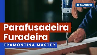 Como furar e aparafusar com a parafusadeira furadeira  Tramontina Master [upl. by Aron]