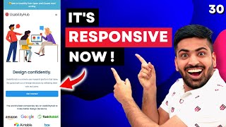 Completely Responsive Website using HTML  CSS Only in One Video 🔥 [upl. by Liban88]