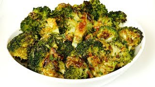 Roasted Broccoli with Garlic and Lemon Recipe [upl. by Germaun]