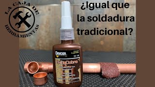 SoladaCobre Devcon ¿tan efectiva como la soldadura tradicional [upl. by Hayikaz]