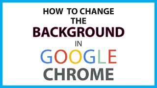 How To Change The Background Theme In Google Chrome  PC [upl. by Nyroc]