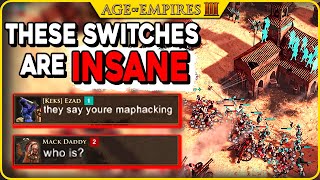 Ezad Switching Like A MADMAN  Age of Empires 3 Definitive Edition [upl. by Engapmahc]