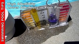 High Alkalinity lowering Alkalinity in your pool [upl. by Duster]