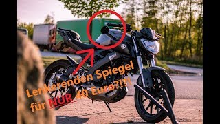 Lenkerenden Spiegel Tutorial  Anbau Spiegel  Yamaha MT125 [upl. by Jordan]