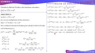 Exercice 4  Dérivabilité amp Fonction Réciproque [upl. by Antone259]