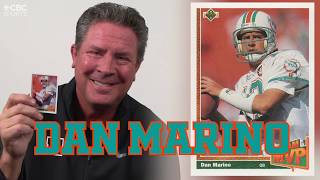 Hall of Famer Dan Marino trading cards and stories about NFL legends [upl. by Odessa]