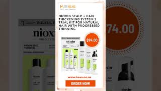 🌟 Nioxin Scalp  Hair Thickening System 2 Trial Kit Thinning Hair at special price of 7400🌟 [upl. by Amehsyt402]