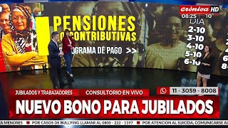 Nuevo bono para jubilados ¿Quiénes lo cobran [upl. by Loredo]