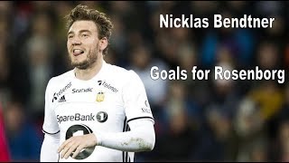 All of Nicklas Bendtners league goals for Rosenborg 2017 [upl. by Rieth]