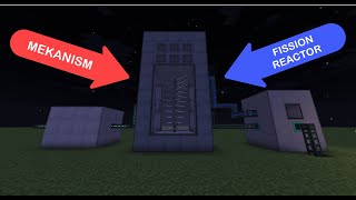 How to build a Fission Reactor in Mekanism Minecraft 116  simple setup [upl. by Sulakcin]